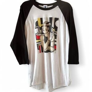 90’s Fernand Leger “The Mechanic” Raglan Tee Made in USA 23x29 Large